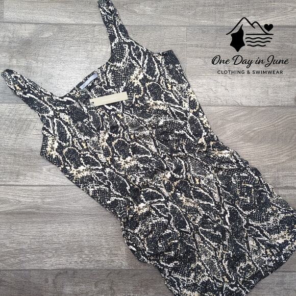 Tart Collection Snake Print Body Con Dress Size M - Picture 1 of 5